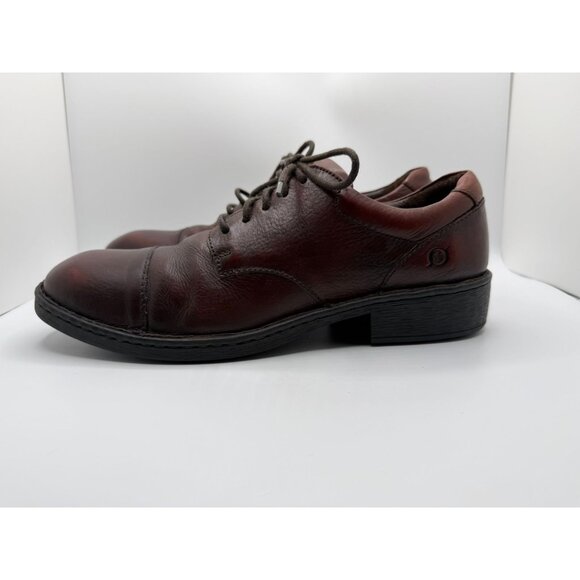 Born Derby Oxford Men\'s Size 10.5 Brown Leather Lace-up Cap-toe Comfort Shoes main image 7